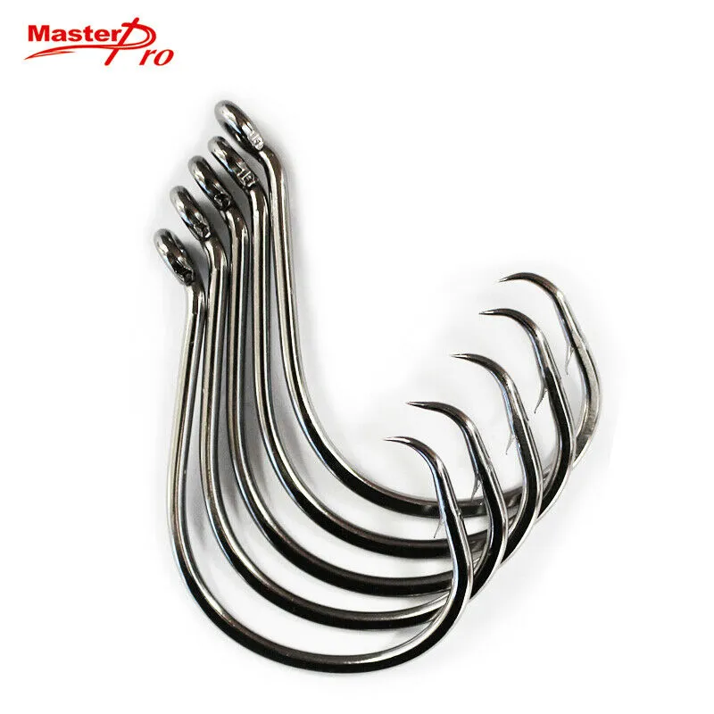 100 x #3/0 Chemically Sharpened Octopus Circle Hooks Fishing Tackle
