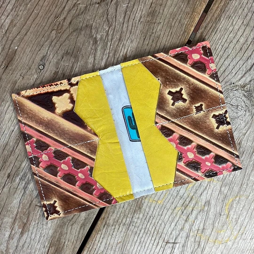 108 Waylon Wallet - Brindle w/ Summit Fire