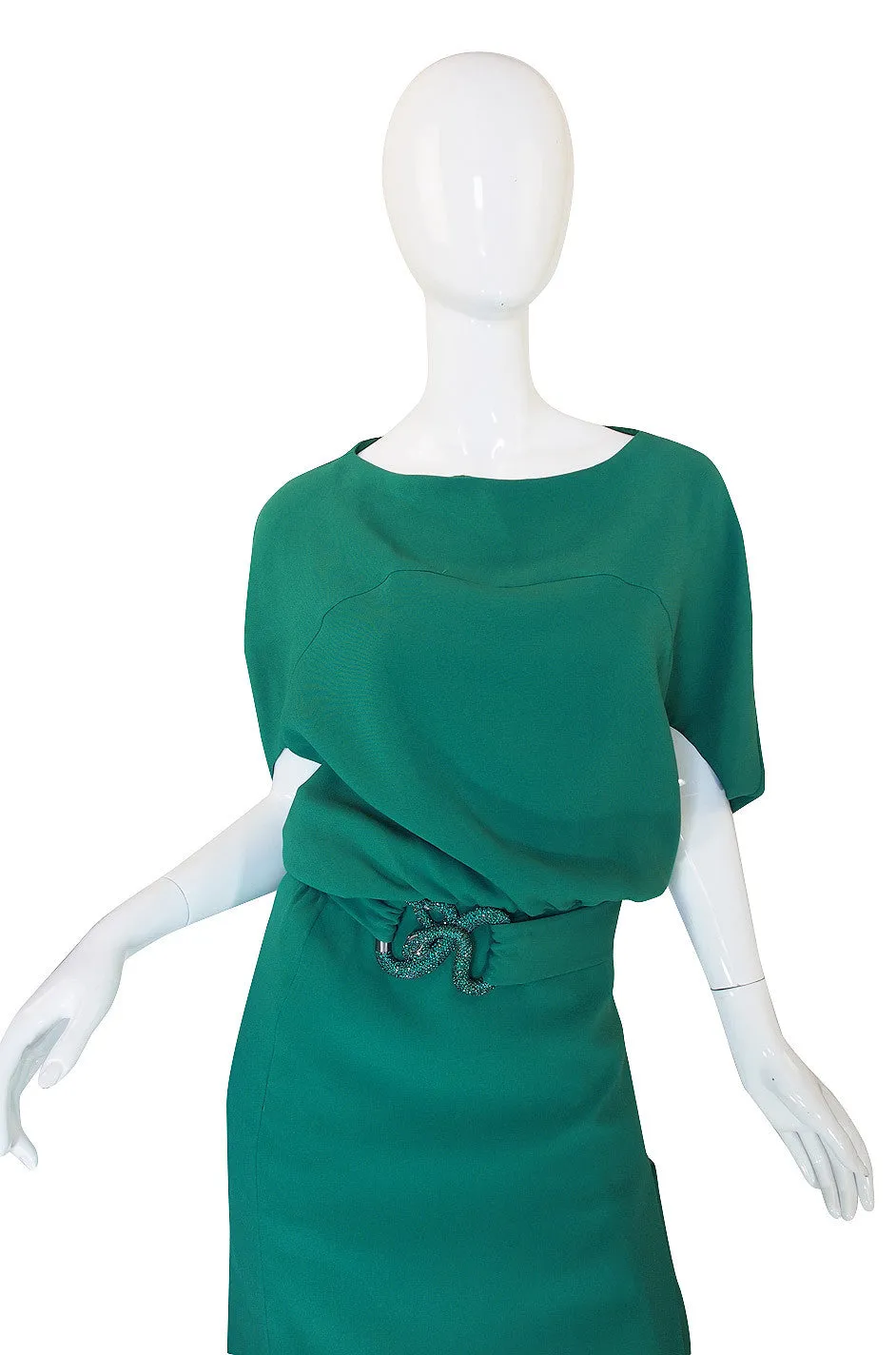1980s Valentino With Bejeweled Snake Belt