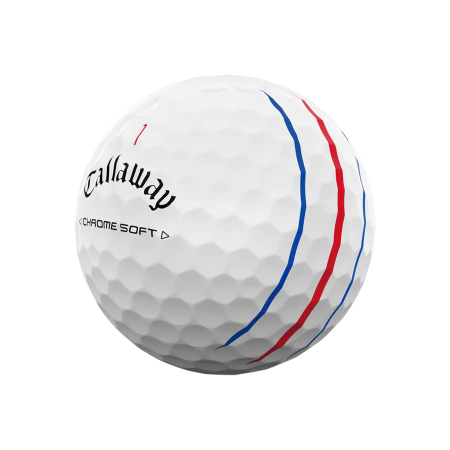 2 Dozen Callaway Chrome Soft Triple Track 2022 New Golf Balls - Logo Overun
