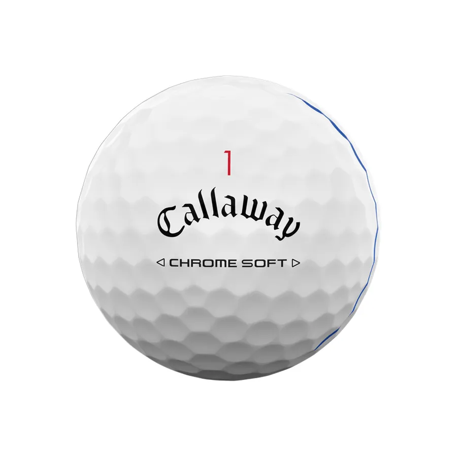 2 Dozen Callaway Chrome Soft Triple Track 2022 New Golf Balls - Logo Overun
