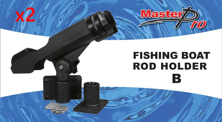 2 X Flush Mount Rod Holder “B”