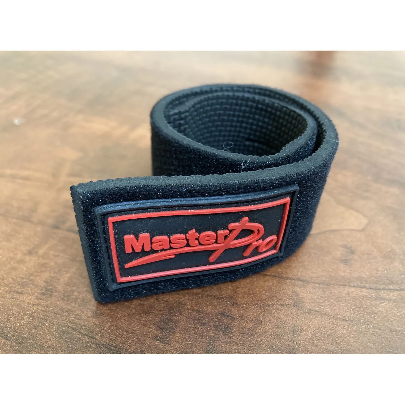 2 x Masterpro Rod Covers Protector Tie Wrapping Band Belt Black Fishing Tackle
