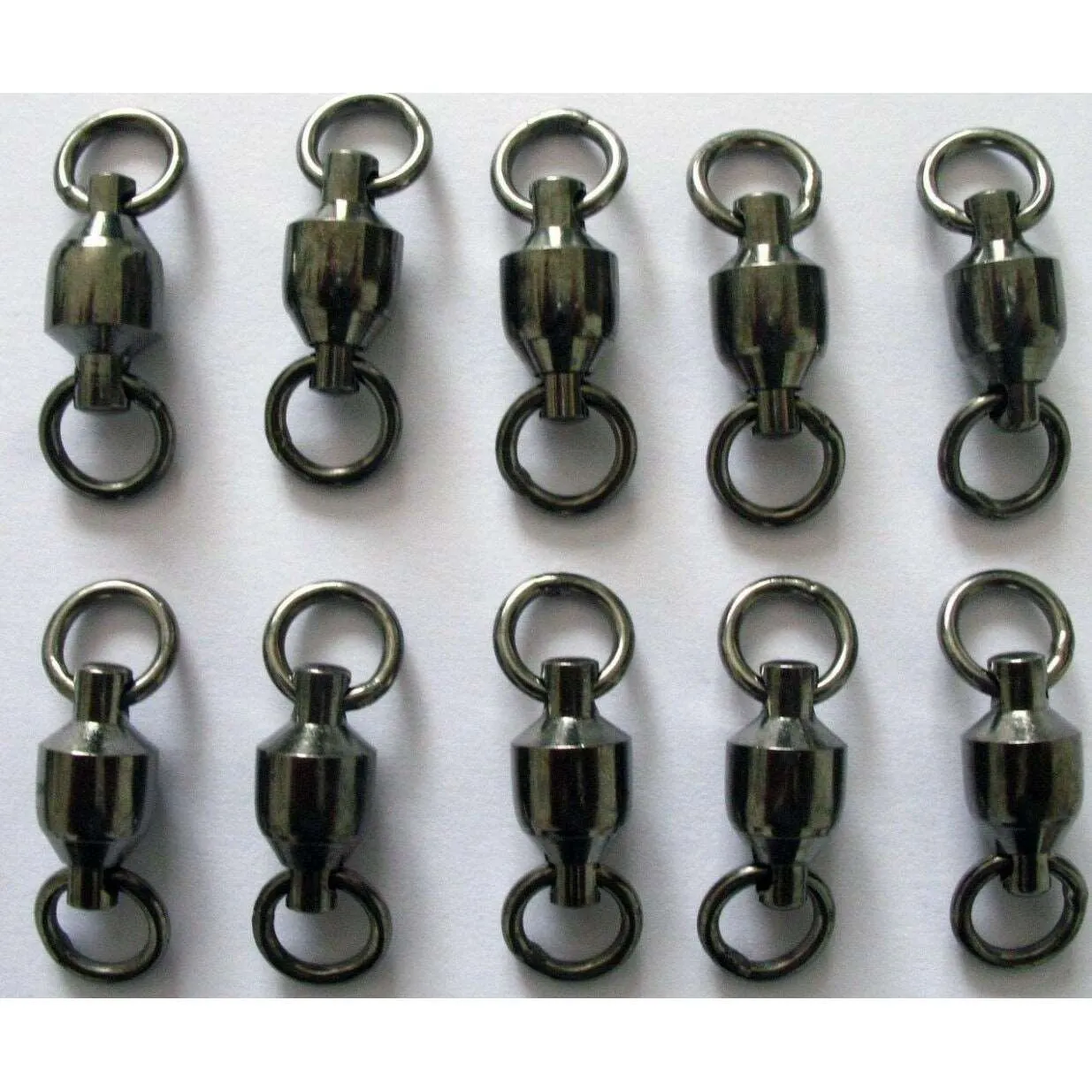 20 X Ball Bearing Swivels Size 5# For Game Need Fishing Tackle