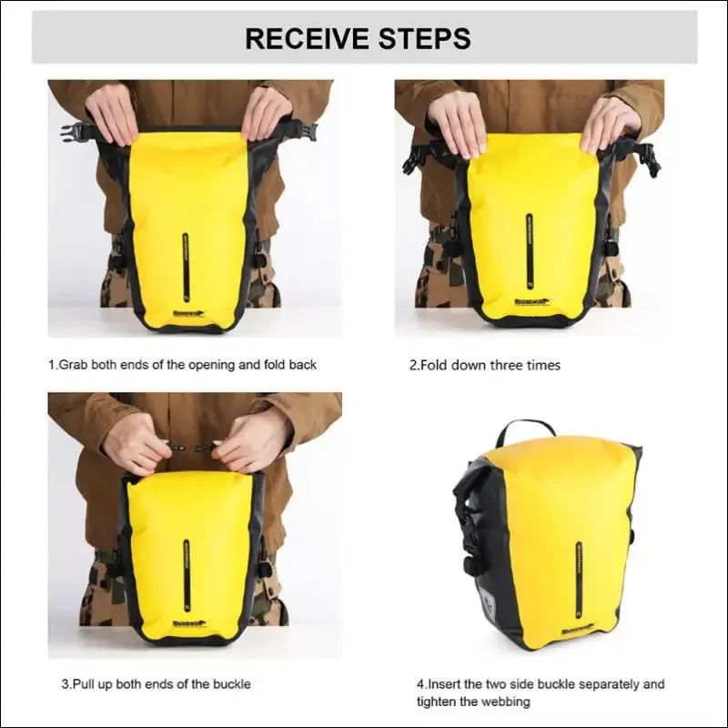 20l bike pannier bag backpack multifunctional bicycle bag cycling