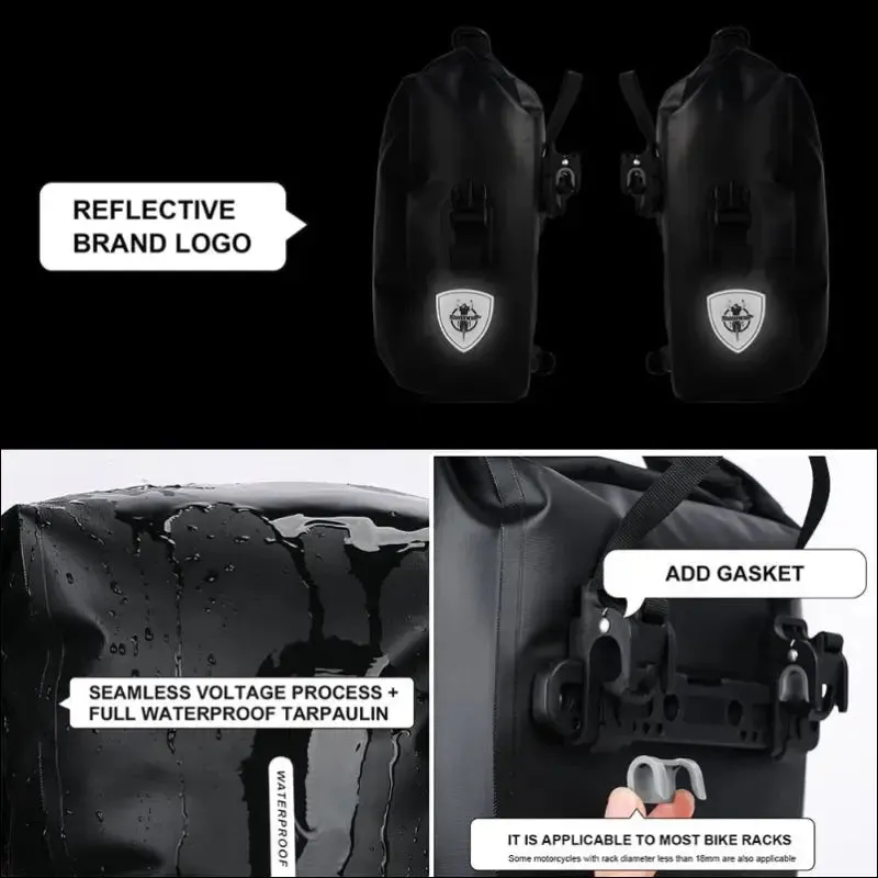 20l bike pannier bag backpack multifunctional bicycle bag cycling
