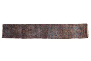2.5x16.5 Vintage Fine Kerman Rug Runner