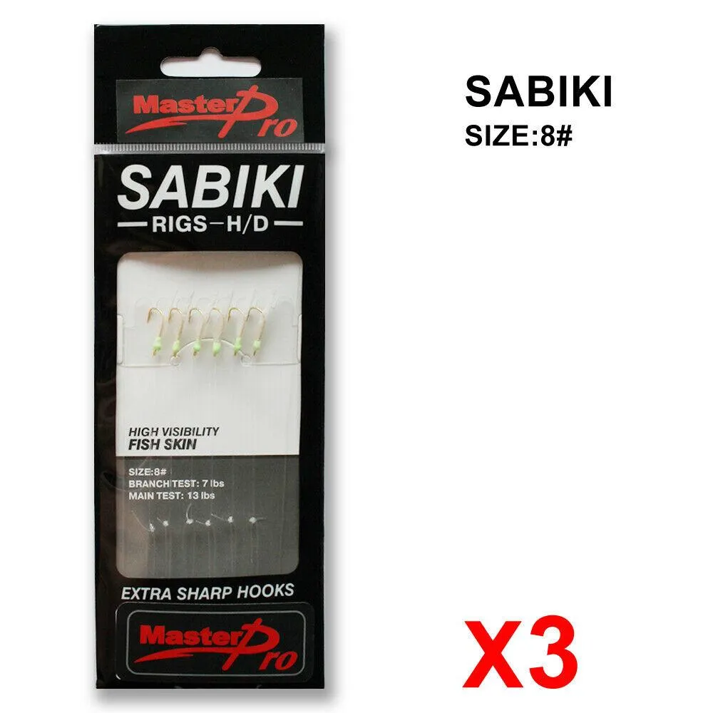 3 Packs Sabiki Bait Rigs Fishing Tackle