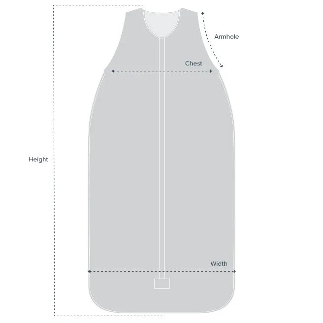 3 Seasons Front Zip Merino/Organic Cotton Sleeping Bag - Pebble