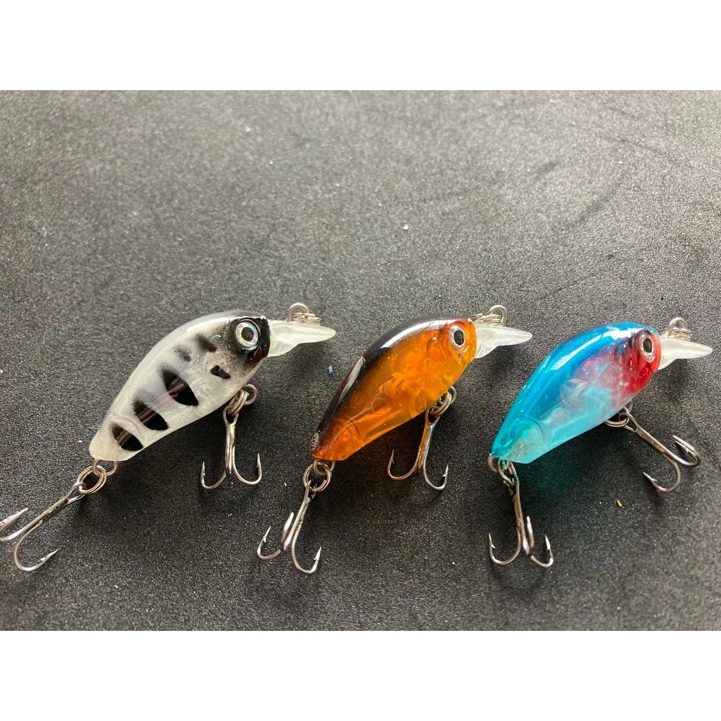 3 x Crankbait lures Shallow Hardbody 35mm Fishing Tackle