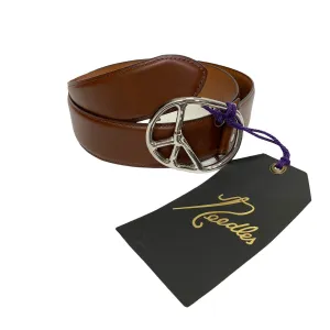 [32] DS! Needles Peace Buckle Leather Belt
