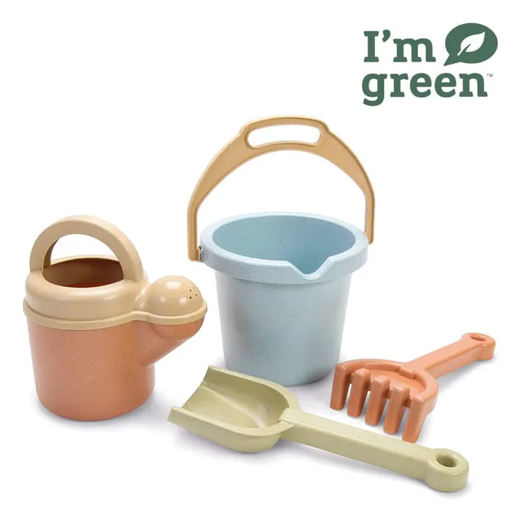 4 Piece 100% Recyclable BIOPlastic Sand & Water Play Set  | Outdoor Toys for Sand Pit | 2 years 