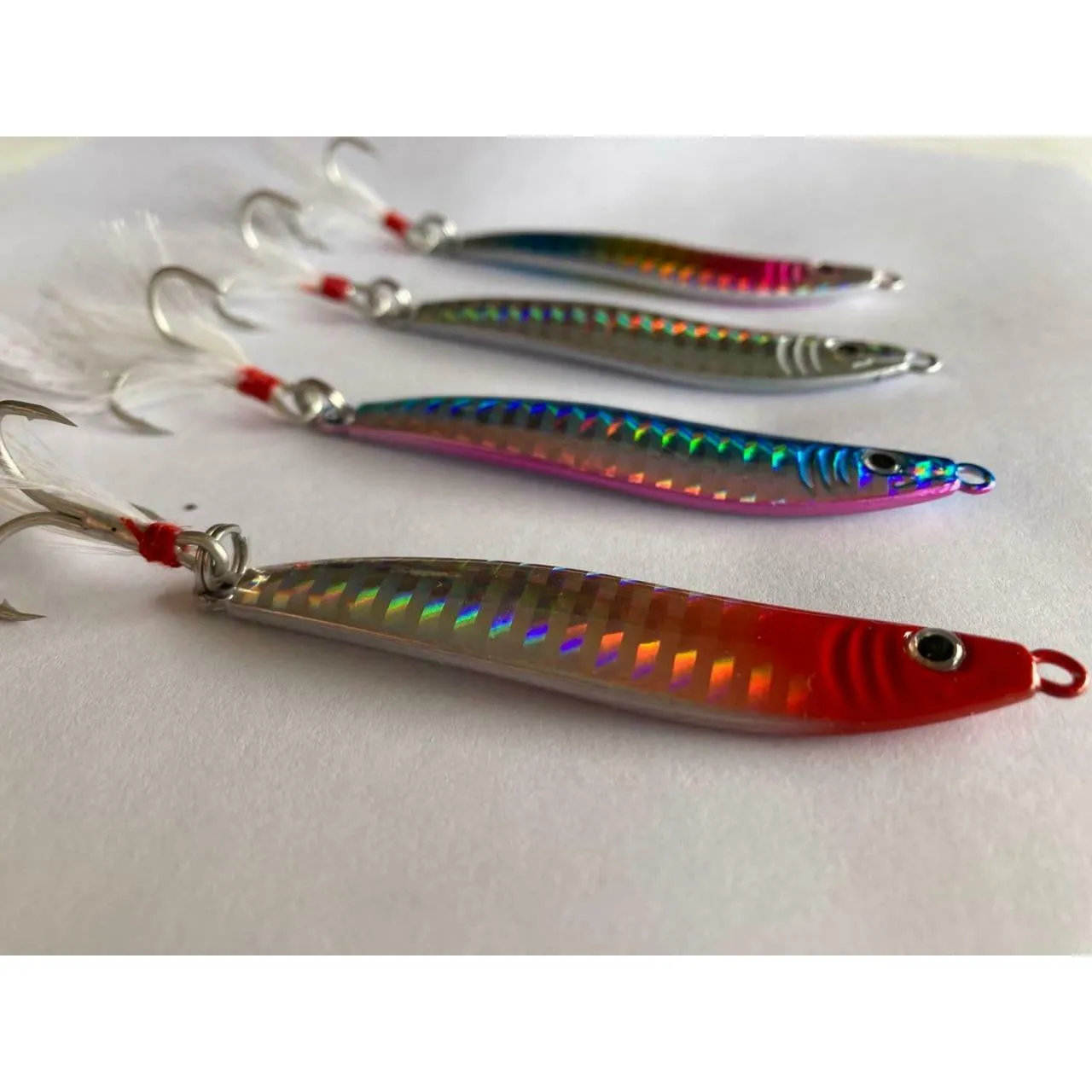 4 x Pcs Metal Lead Jig 21g 30g 40g Fishing Tackle
