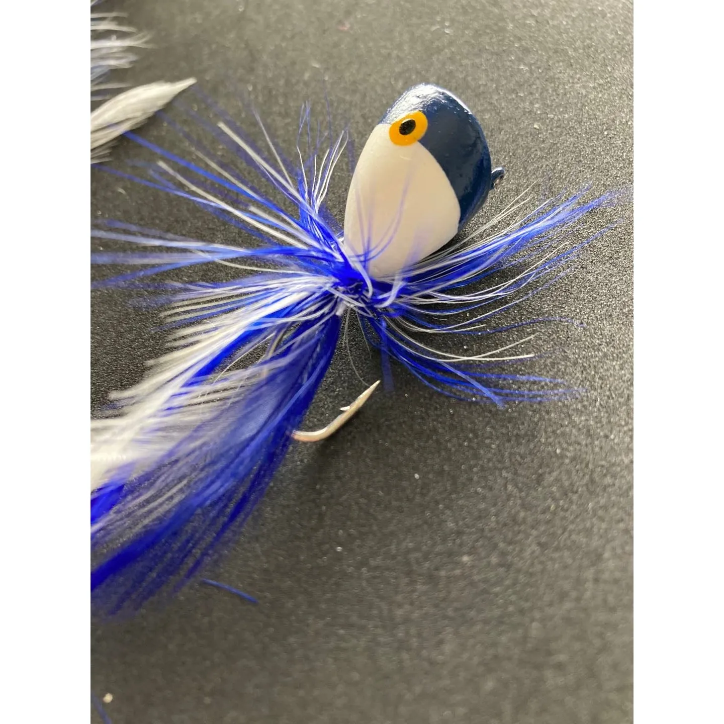 40/100pcs x Small New Generation Quality Surf Poppers Fishing Tackle BLUE