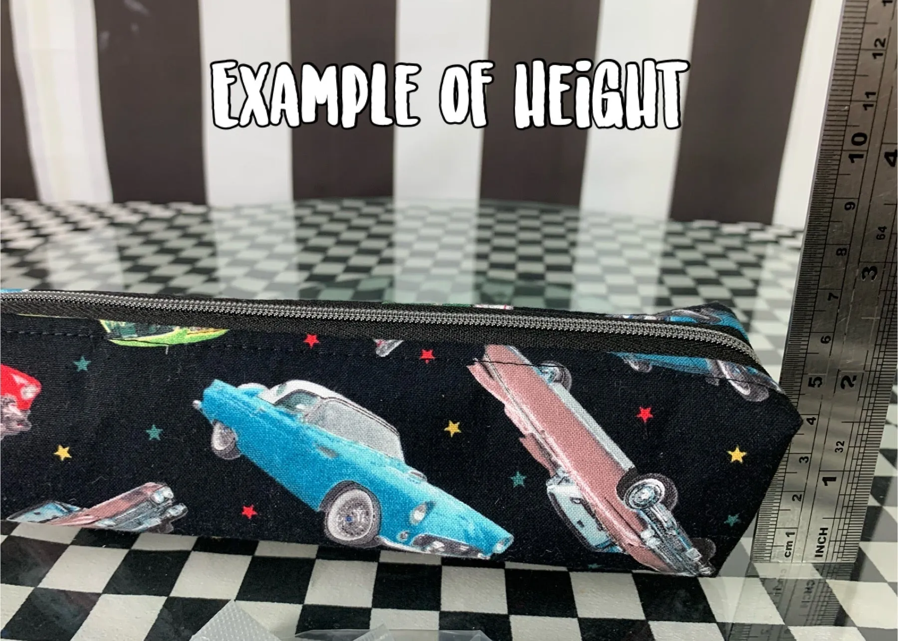 50s gals boxy pencil case