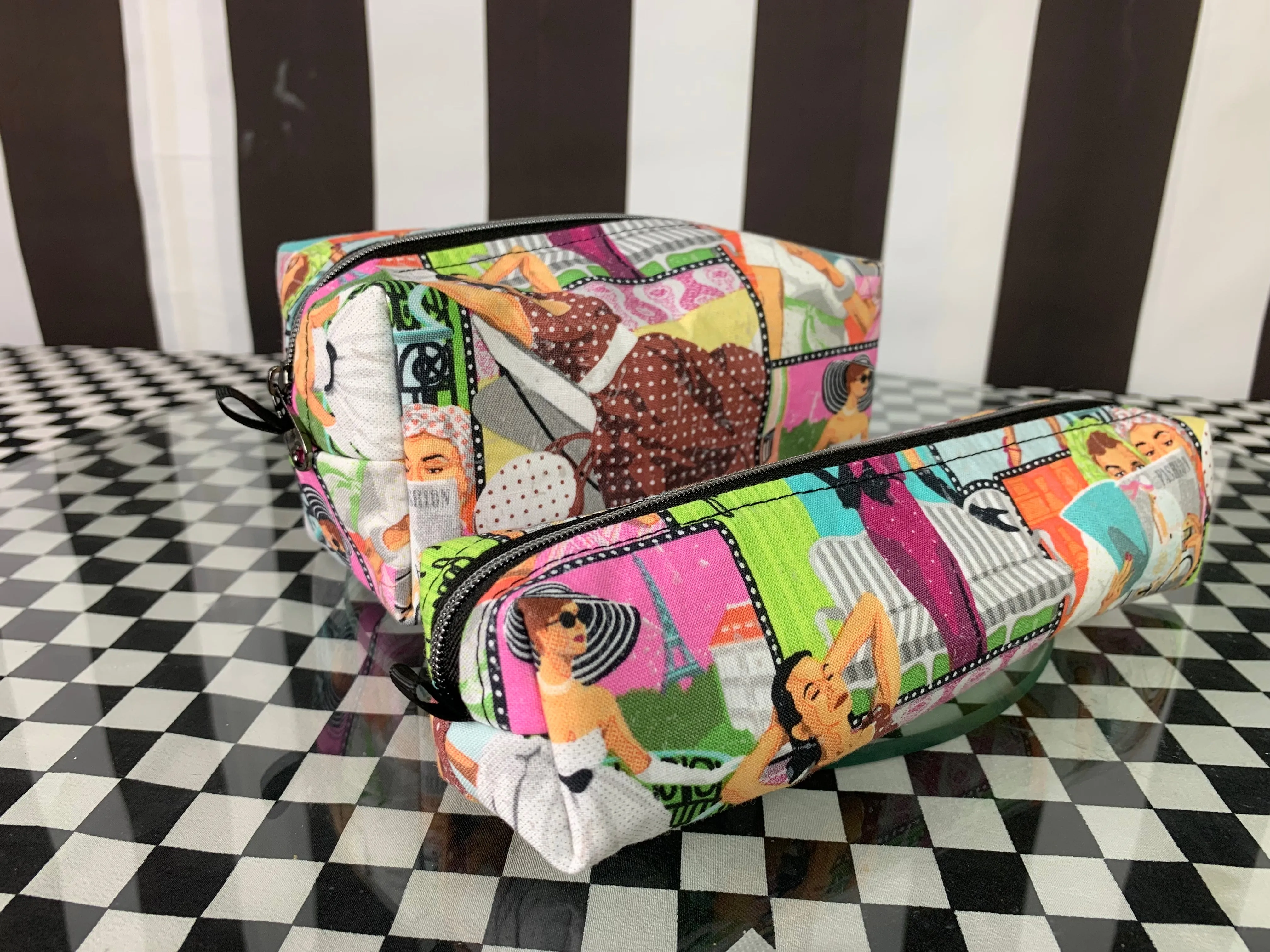 50s gals boxy pencil case