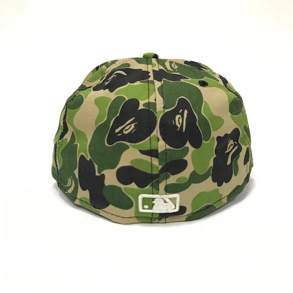 [7 1/4] A Bathing Ape Bape x New Era LA ABC Camo Cap Green