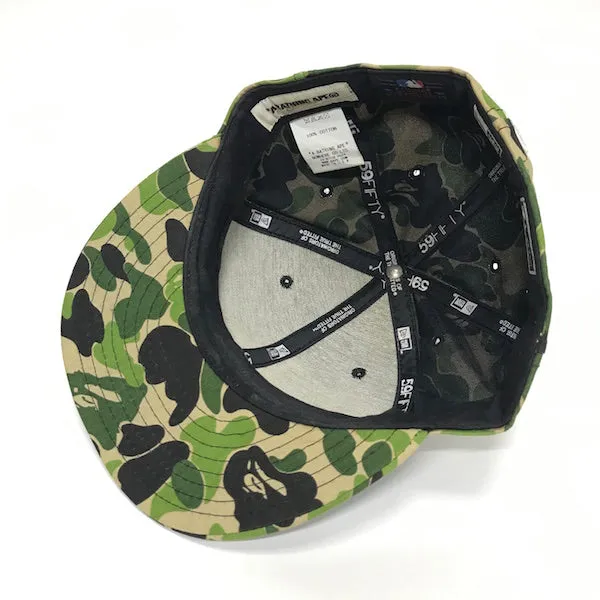 [7 1/4] A Bathing Ape Bape x New Era LA ABC Camo Cap Green