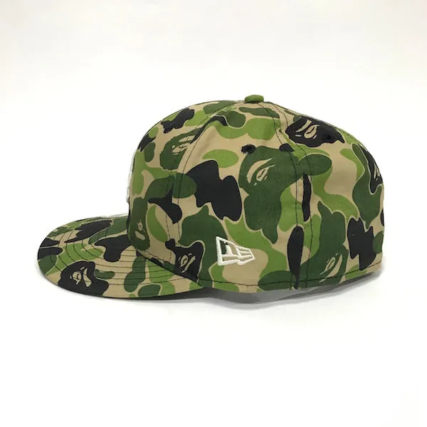[7 1/4] A Bathing Ape Bape x New Era LA ABC Camo Cap Green