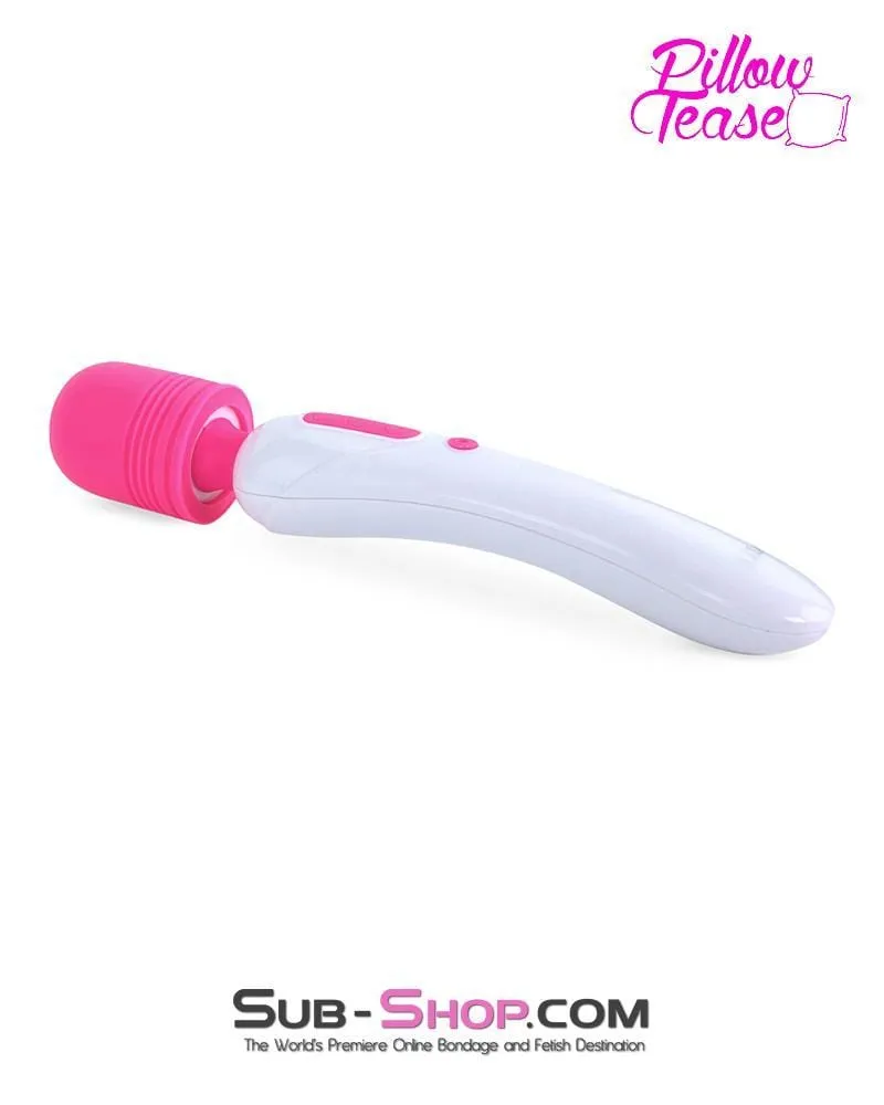 7163M      Dual Motor 10 Function USB Rechargeable Wand Vibrator - MEGA Deal