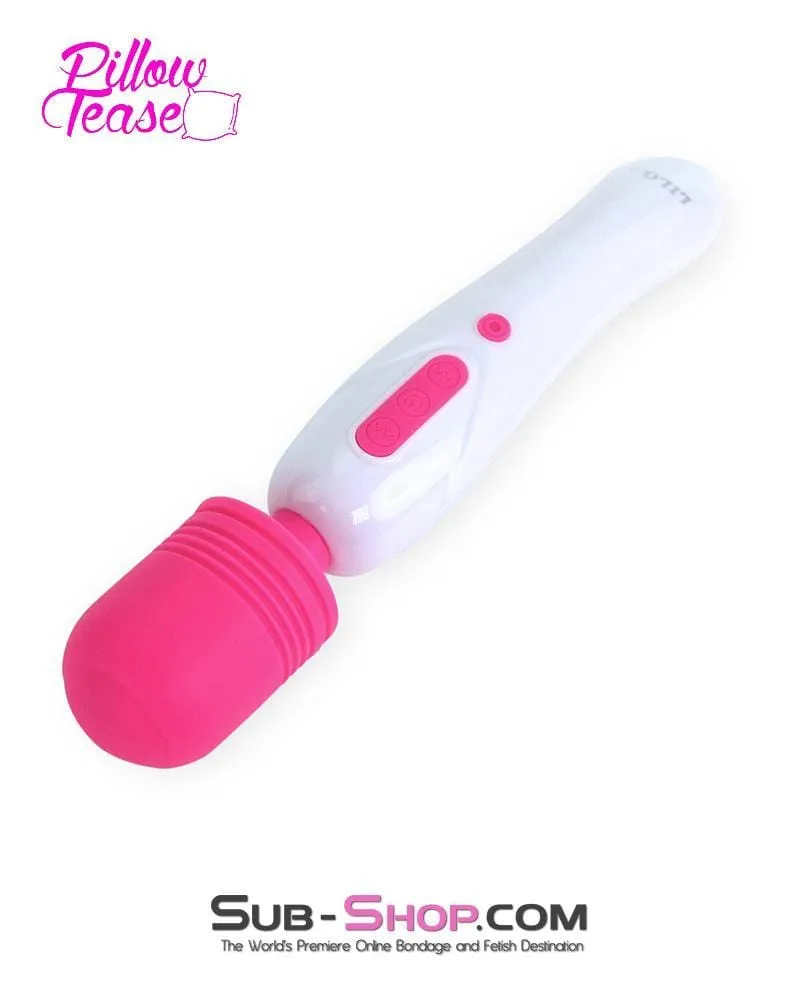 7163M      Dual Motor 10 Function USB Rechargeable Wand Vibrator - MEGA Deal