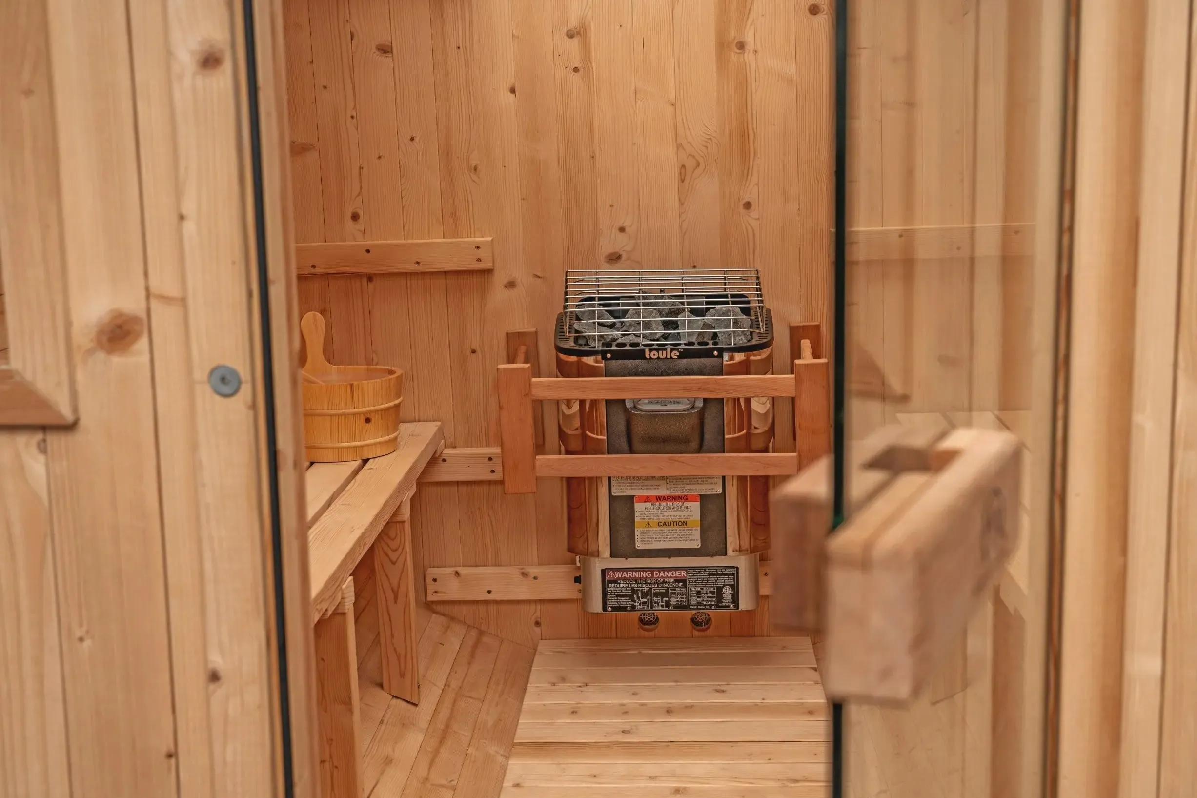 8 FT Classic Thermowood Barrel Sauna  - 6-8 Person