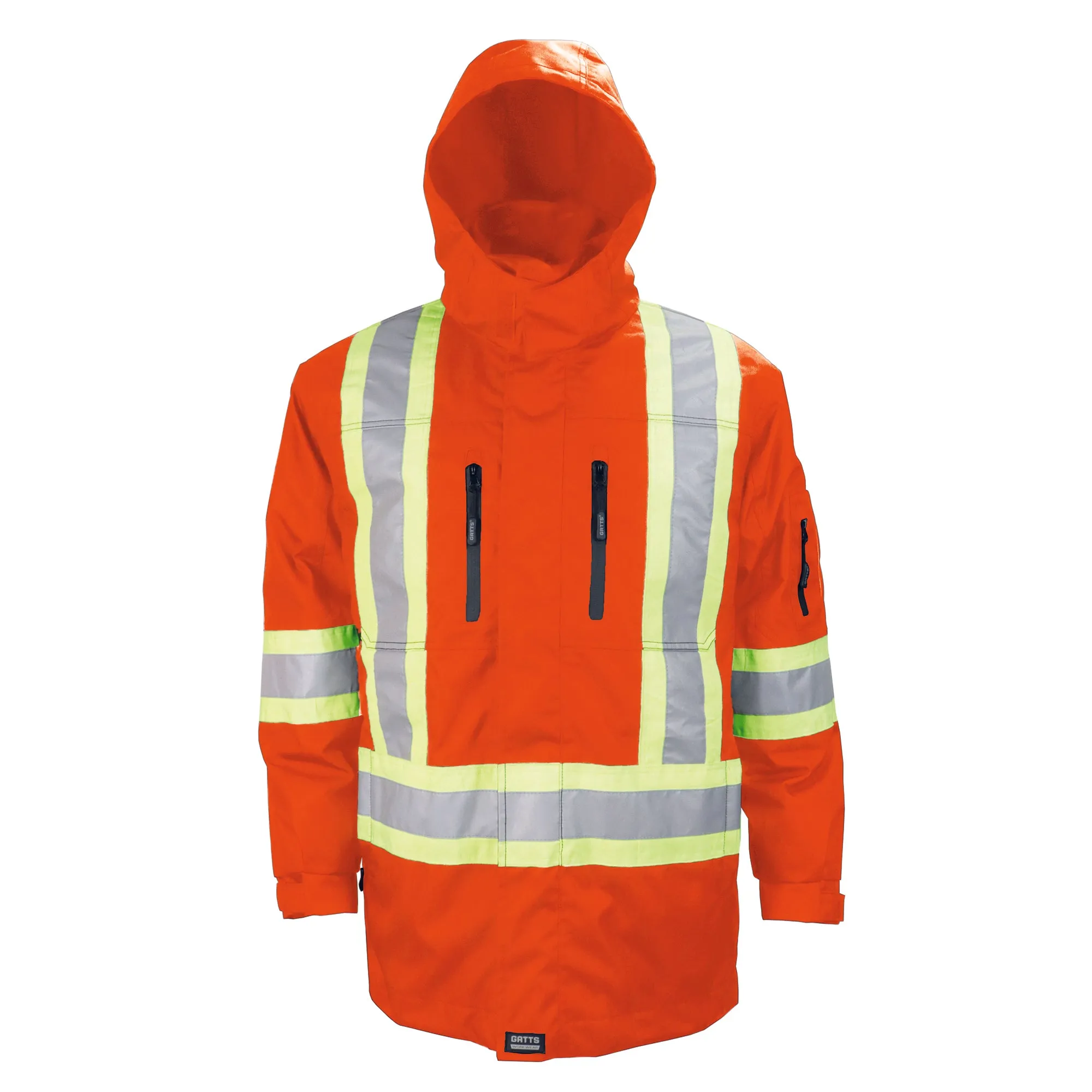 830X4 - Manteau 4 en 1, Haute visibilité avec doublure amovible et réversible résistant à l'eau || 830X4 - 4 in 1, Hi-Viz Jacket, with reversible removable liner water resistant