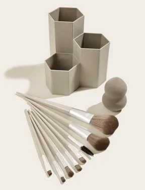 8PCS Makeup Brush With Storage Box