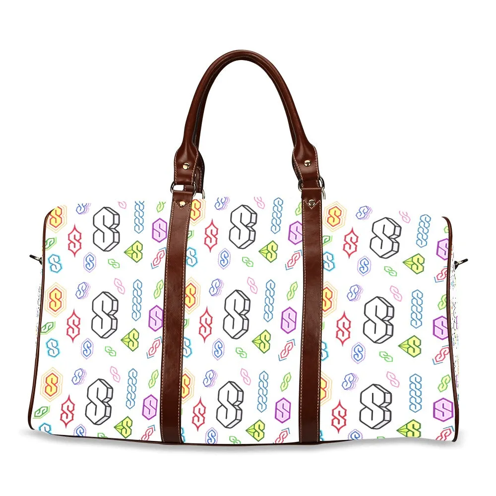 90s Graffiti Super S Travel Bag Brown (Small)