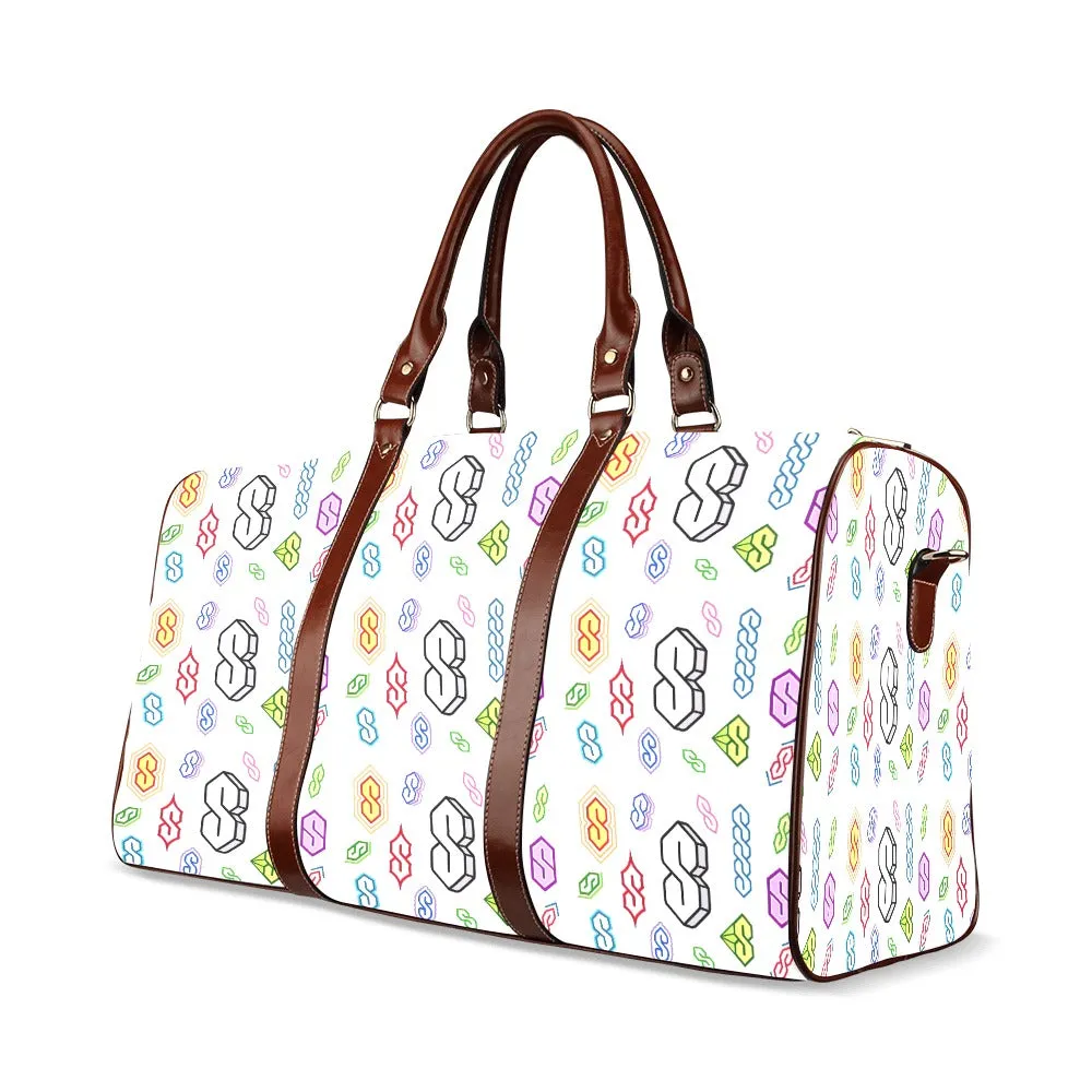 90s Graffiti Super S Travel Bag Brown (Small)