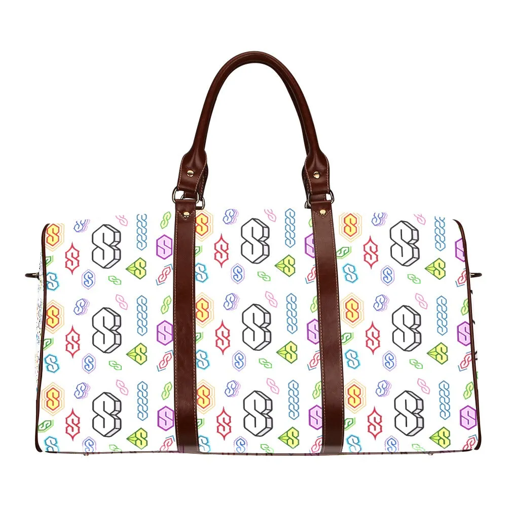 90s Graffiti Super S Travel Bag Brown (Small)