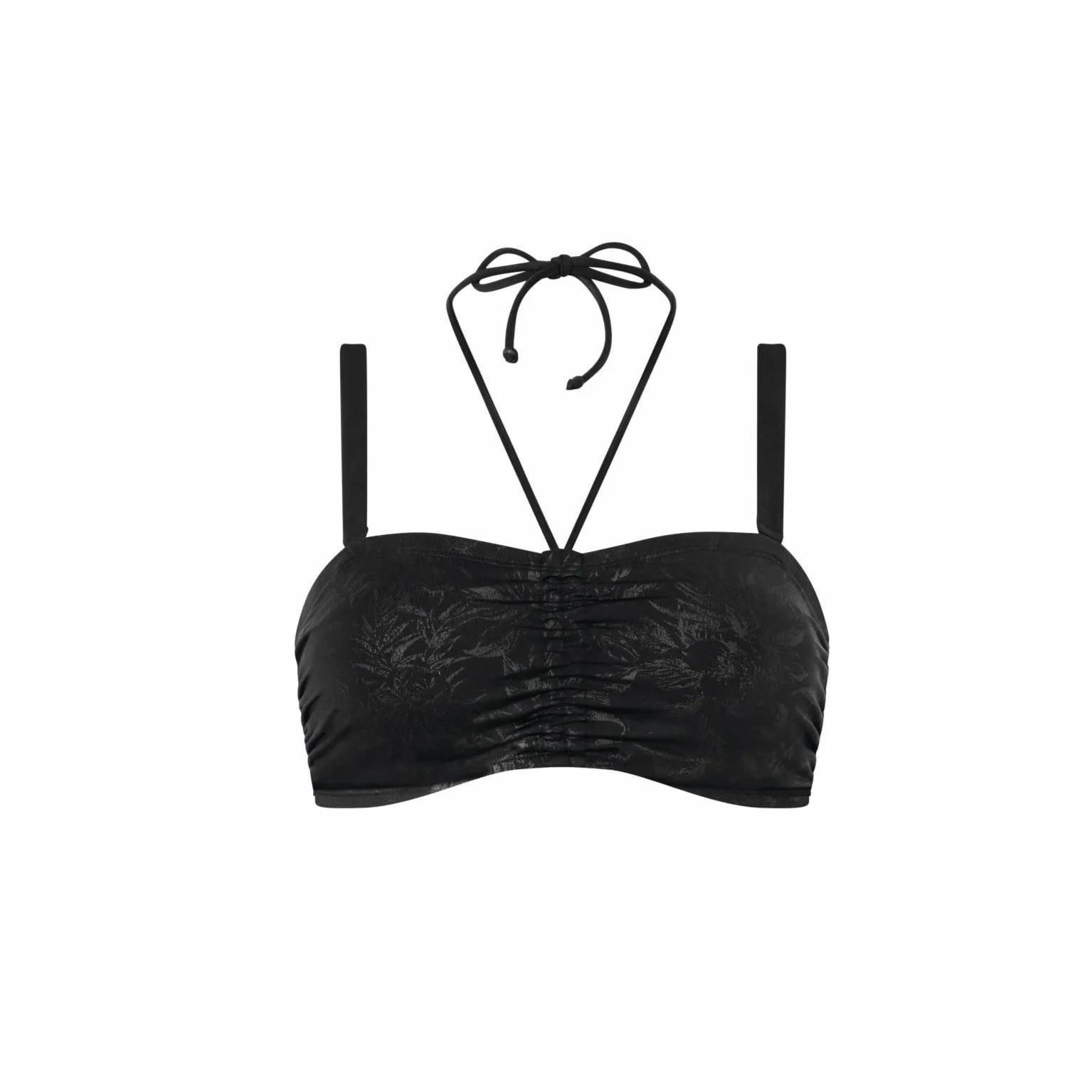 Amoena Manhattan Non Wired Pocketed Mastectomy Bikini Top - Black 71422