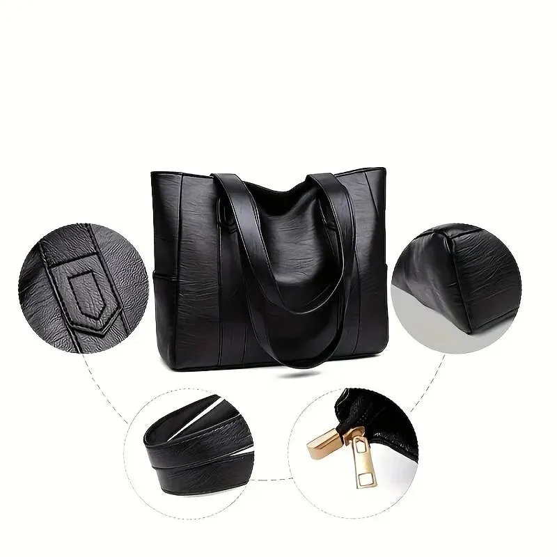 Anna's Vintage Vegan Leather Tote