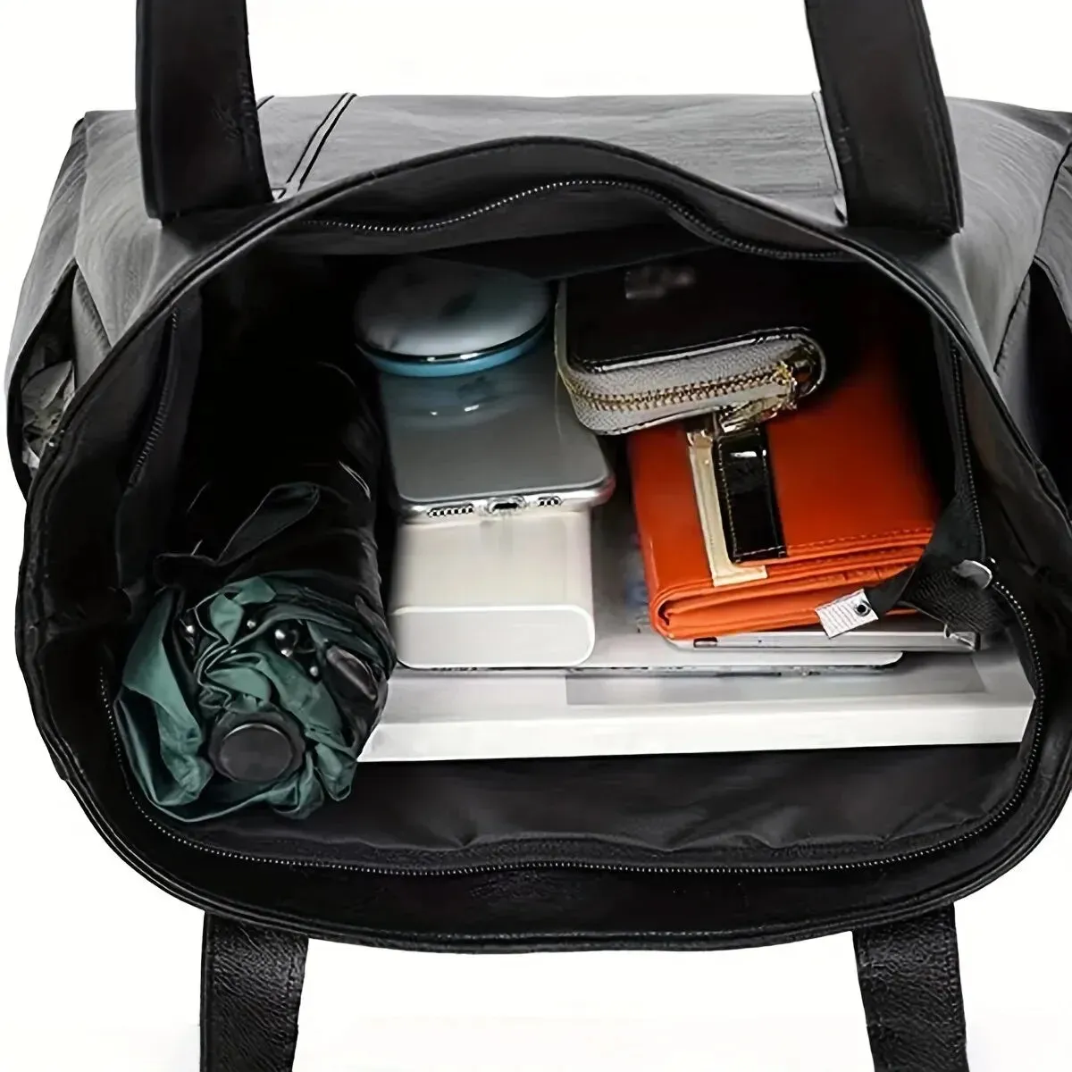 Anna's Vintage Vegan Leather Tote