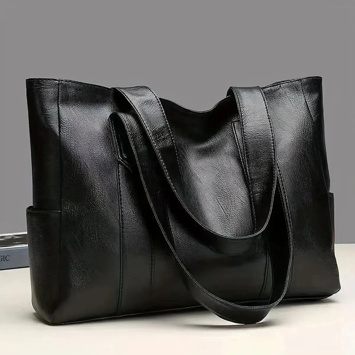 Anna's Vintage Vegan Leather Tote