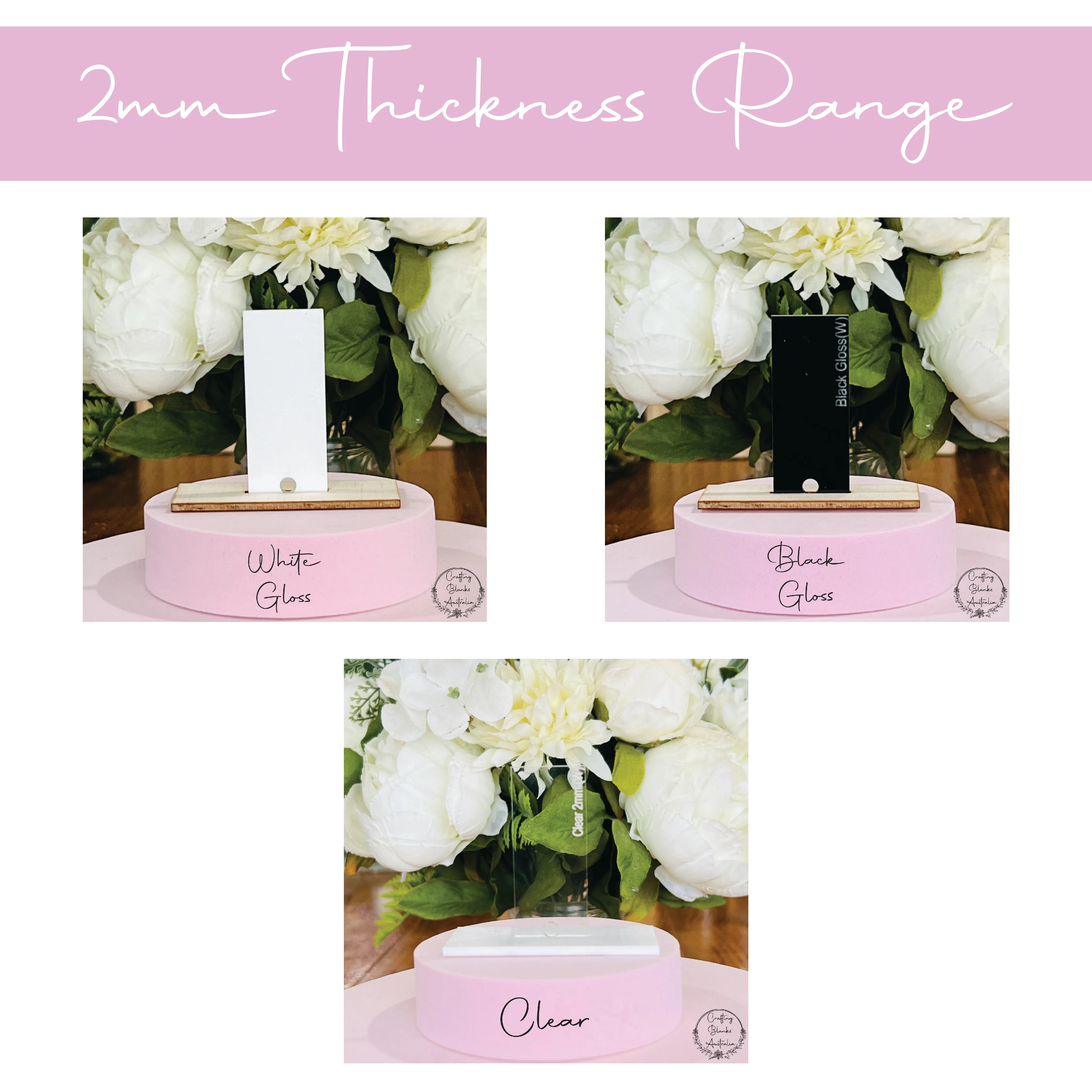 Arch • Blank Tag • Placecard • 50mm x 90mm