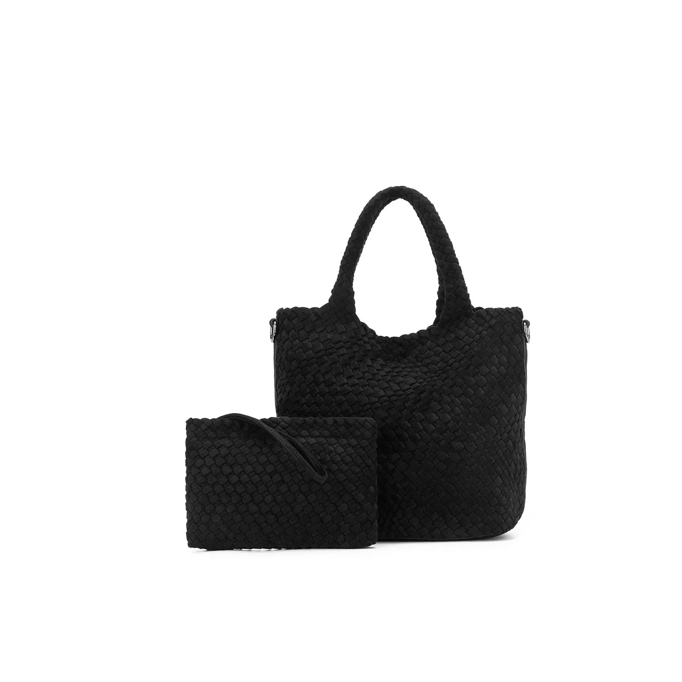 Arielle 2 Piece Suede Top Handle Bag