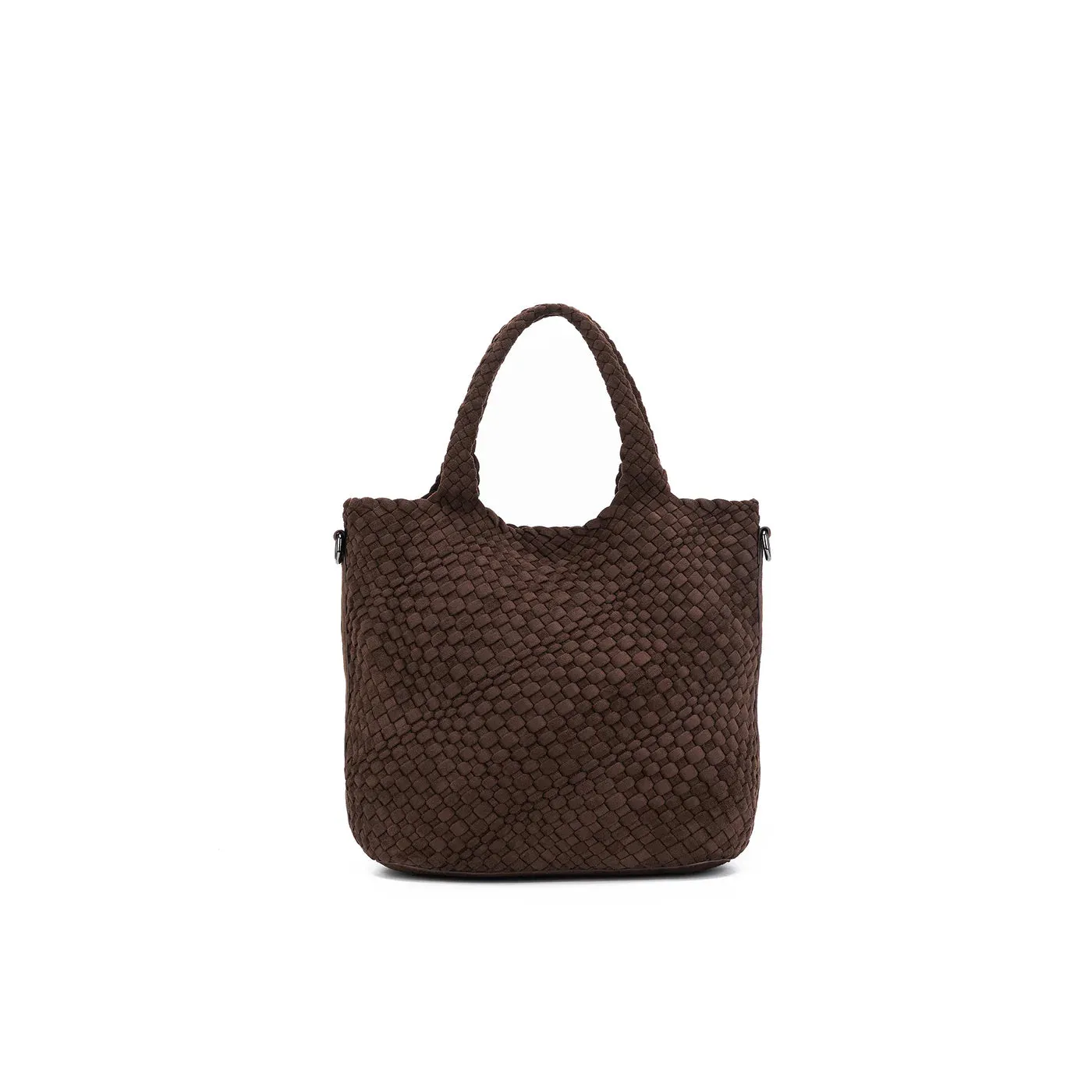 Arielle 2 Piece Suede Top Handle Bag