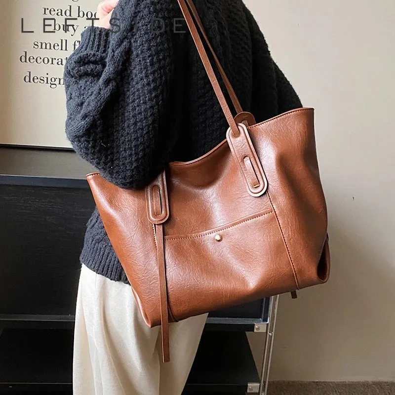 Aspen Vegan Leather Tote