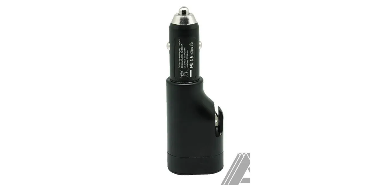 Autogear Car Charger 5-In-1 With Power Bank 2200Mah