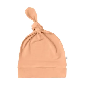 Baby Knotted Cap - Peach Fuzz