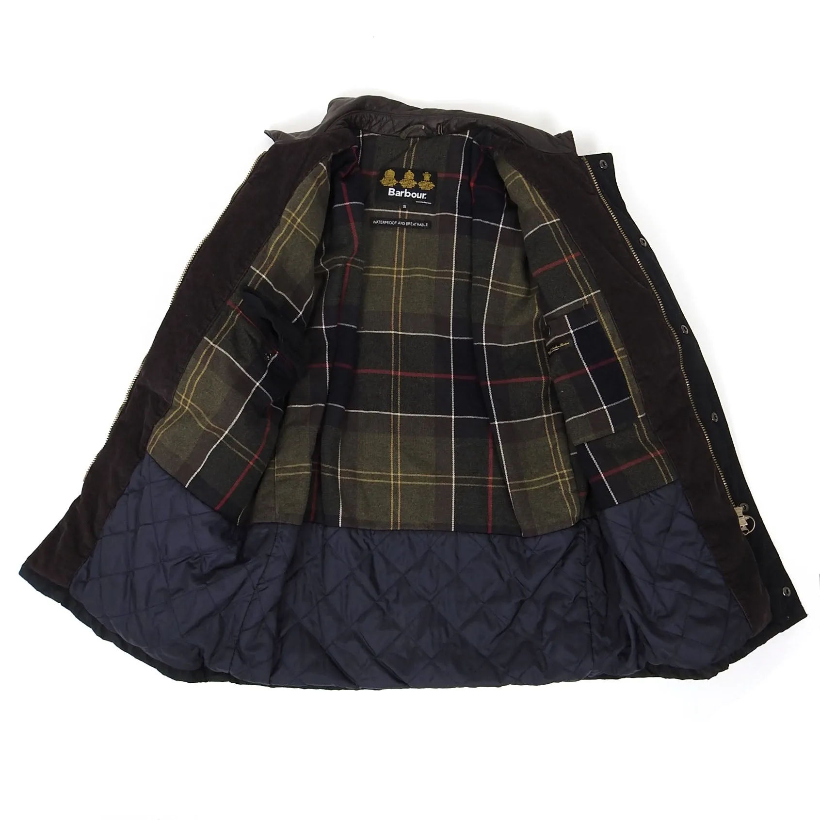 Barbour Waterproof Coat Black Small
