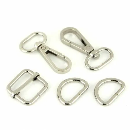 Basic Hardware Set Level 3 3/4in Nickel - Sallie Tomato