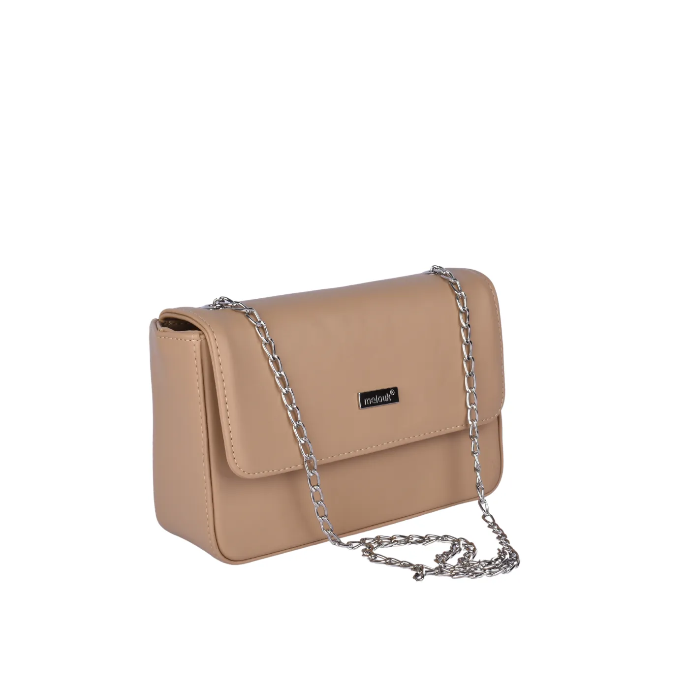 Basic Leather Shoulder Bag