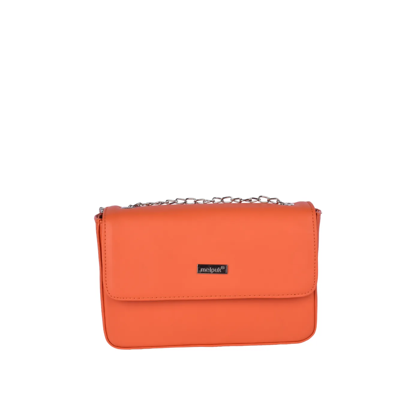 Basic Leather Shoulder Bag