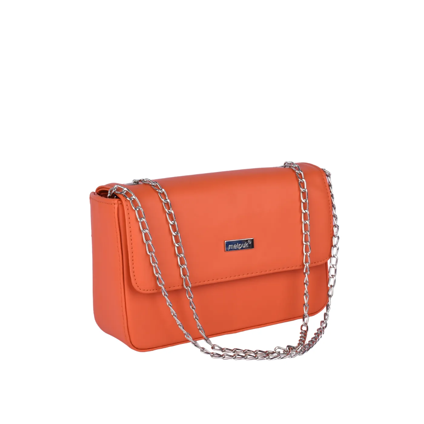Basic Leather Shoulder Bag