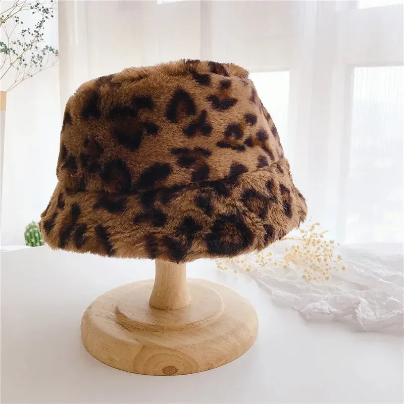 Bear Plush Bucket Hat
