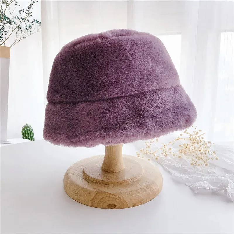 Bear Plush Bucket Hat