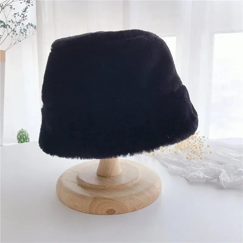 Bear Plush Bucket Hat