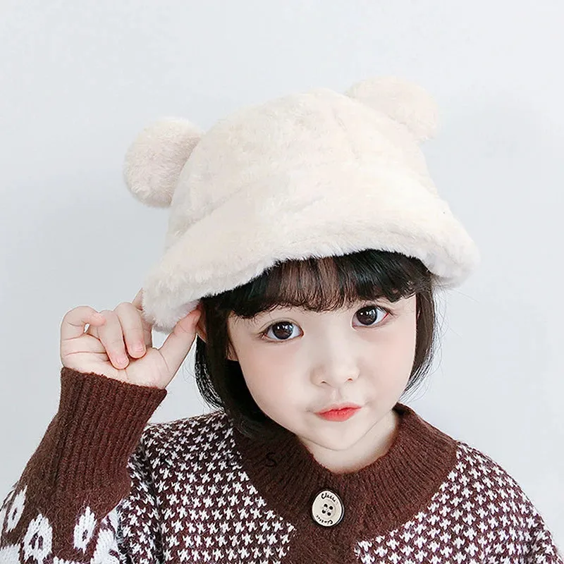 Bear Plush Bucket Hat